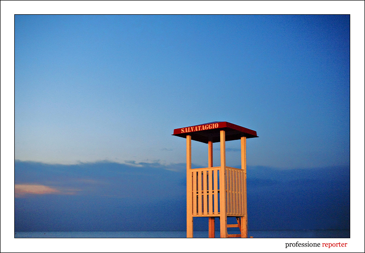 Salvataggio al tramonto