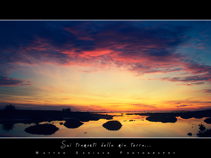 Sui tramonti della mia terra...