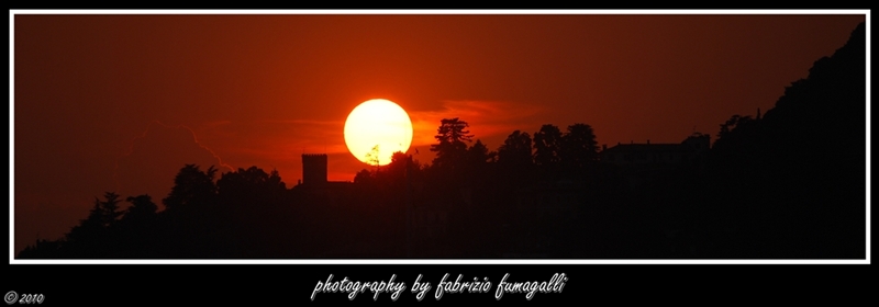 Tramonto a Como
