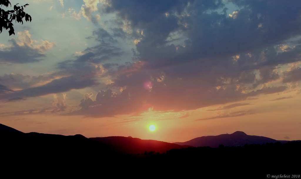 Tramonto colli marchigiani