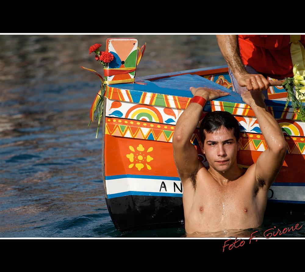 U pisci a mari, pantomima Acitrezza