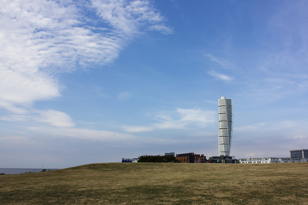 paesaggio con Turning torso