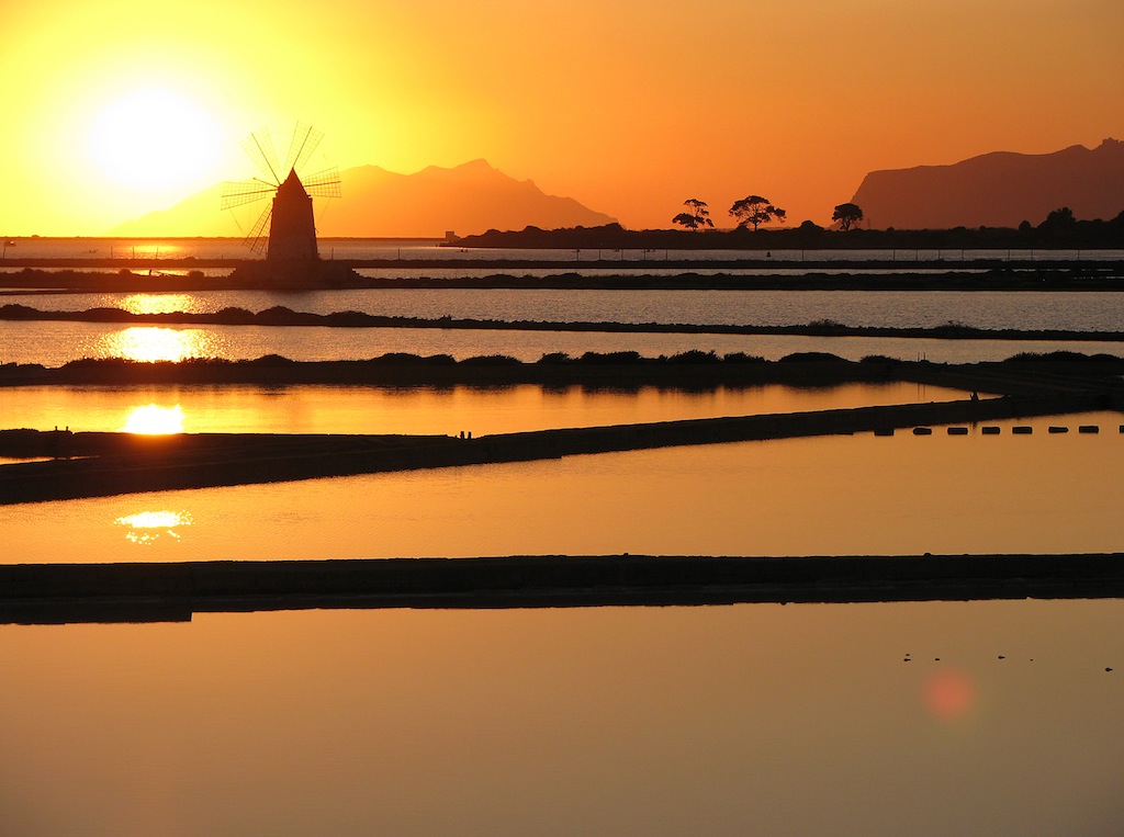Tramonto alle Saline