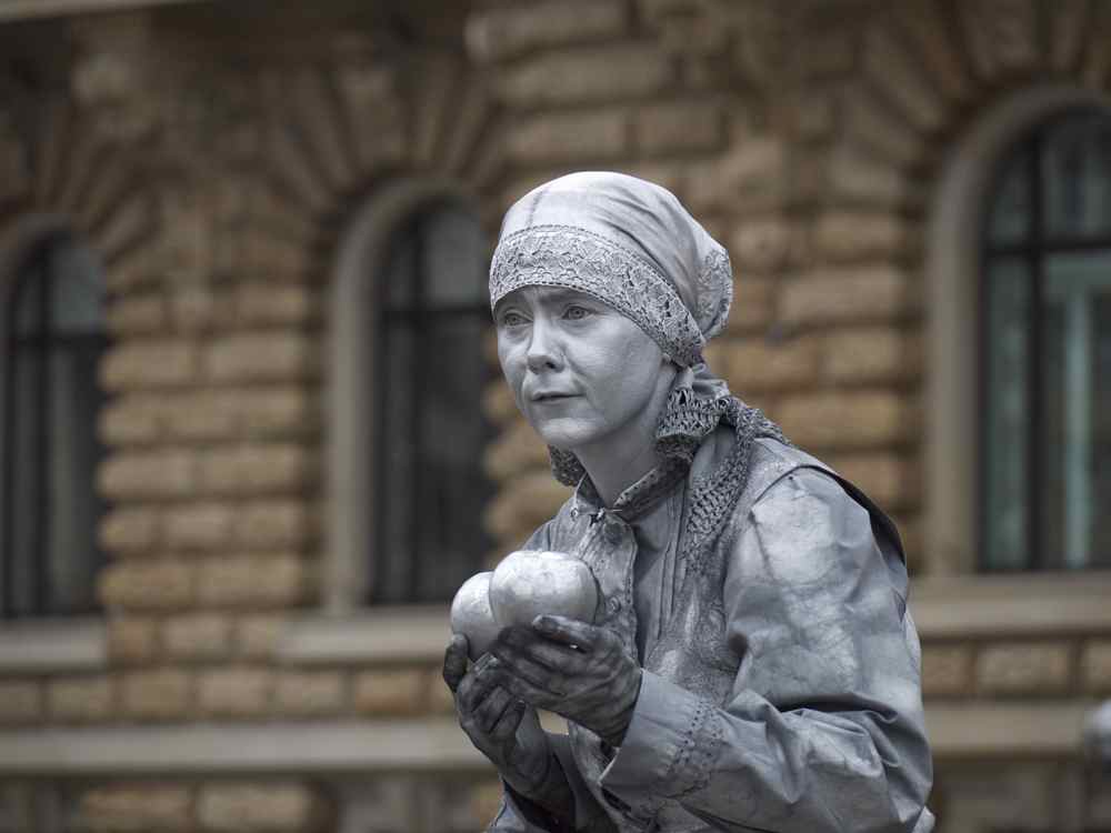 amburgo artista di strada