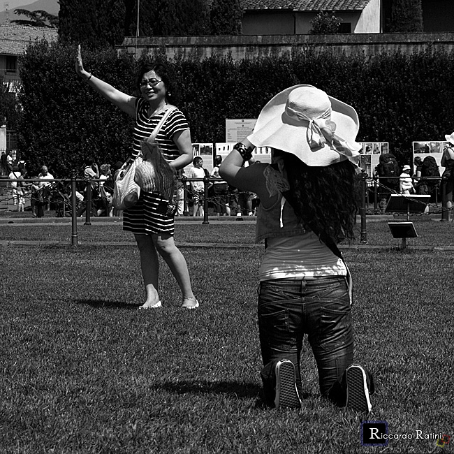 La Fantasia dei turisti a Pisa #3