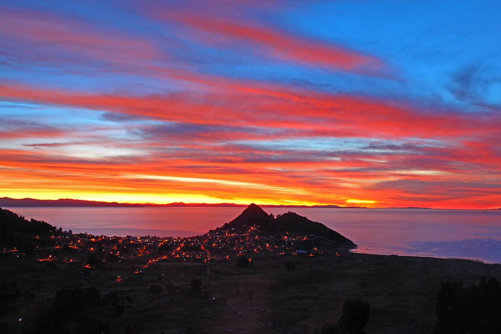 lago Titicaca Tramonto a Copacabana
