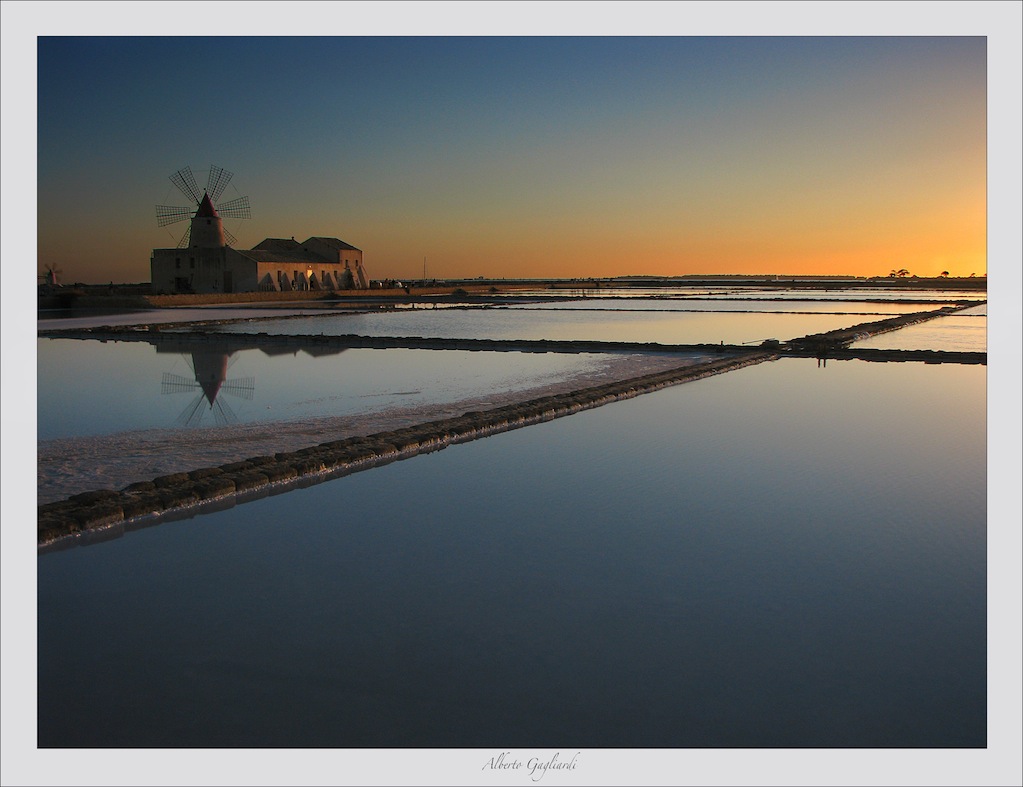 Tramonto sullo Stagnone