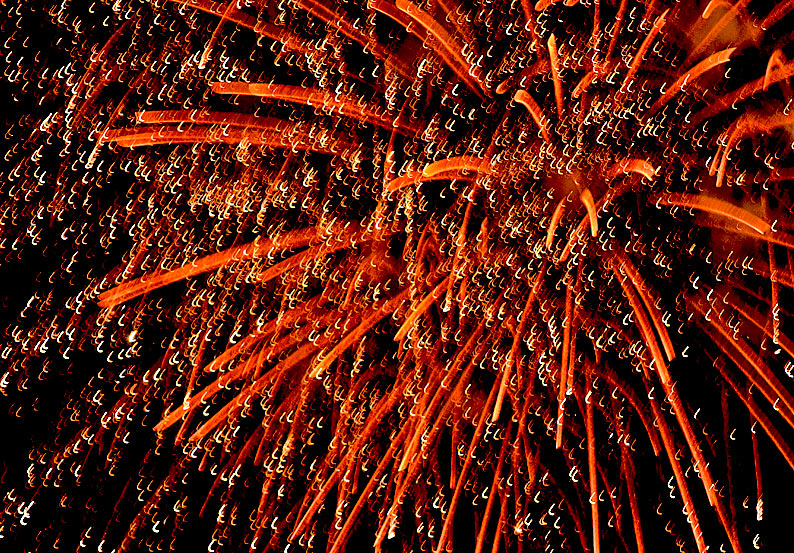 Il lancia ami da pesca (fuoco d'artificio)