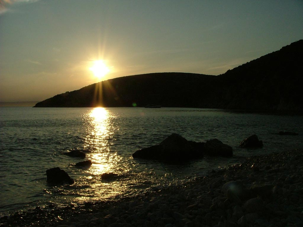 Tramonto mare Croazia