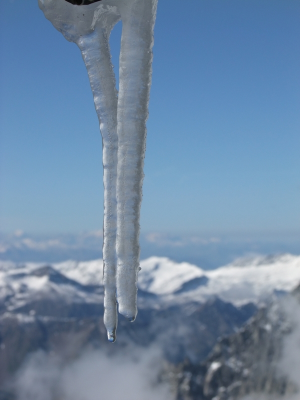 veduta dal monte Bianco