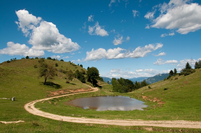 Stradina e paesaggio