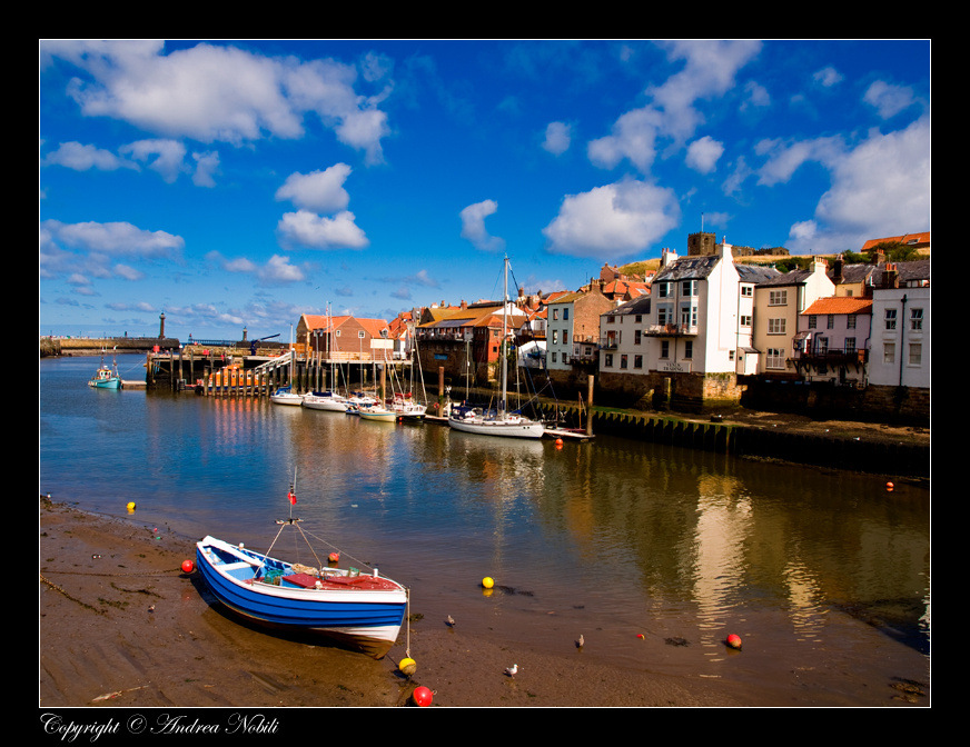 [Whitby, UK] Barca alla foce del fiume Esk