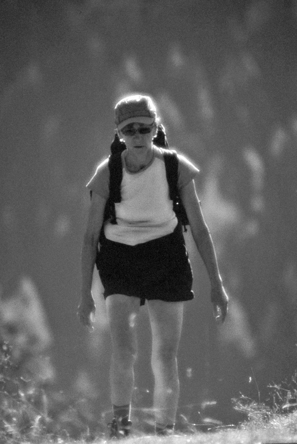 escursionista in val d'Ayas 2010