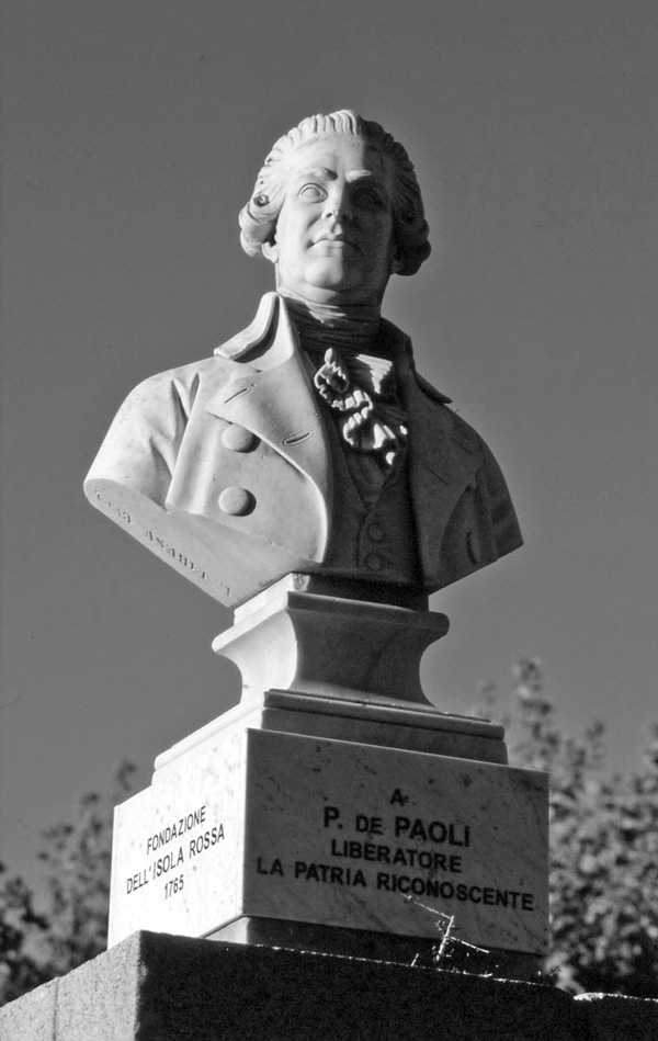 Pasquale de Paoli fondatore di Ile Rousse (Corsica) 2010