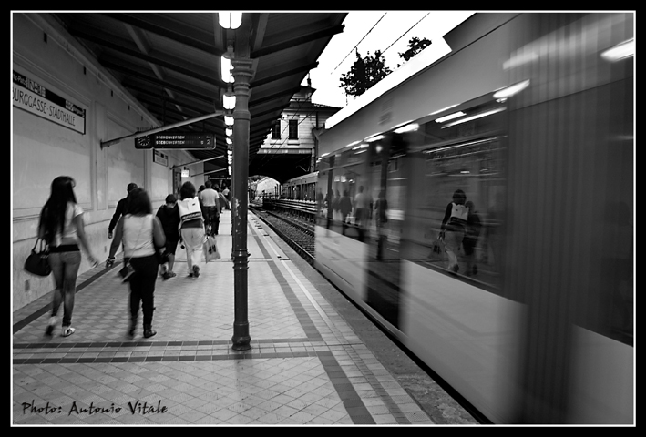 Vienna - Burgasse station
