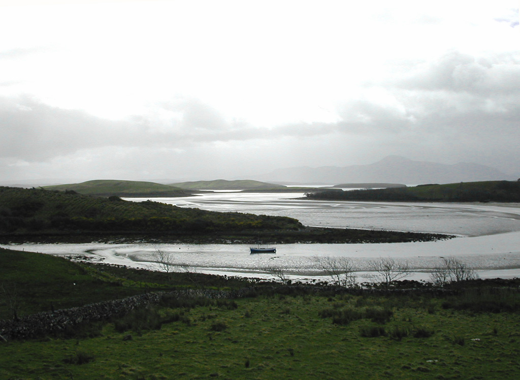 bassa marea a Newport (Irlanda)