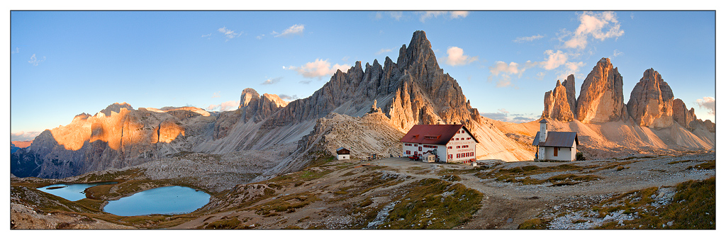 Panorama dal Rifugio Locatelli