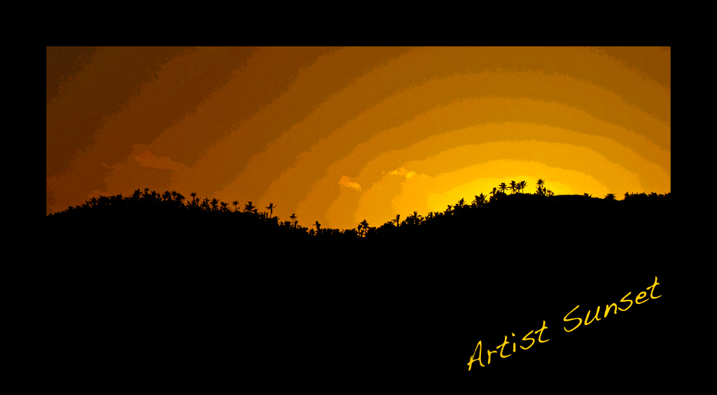 Artist Sunset
