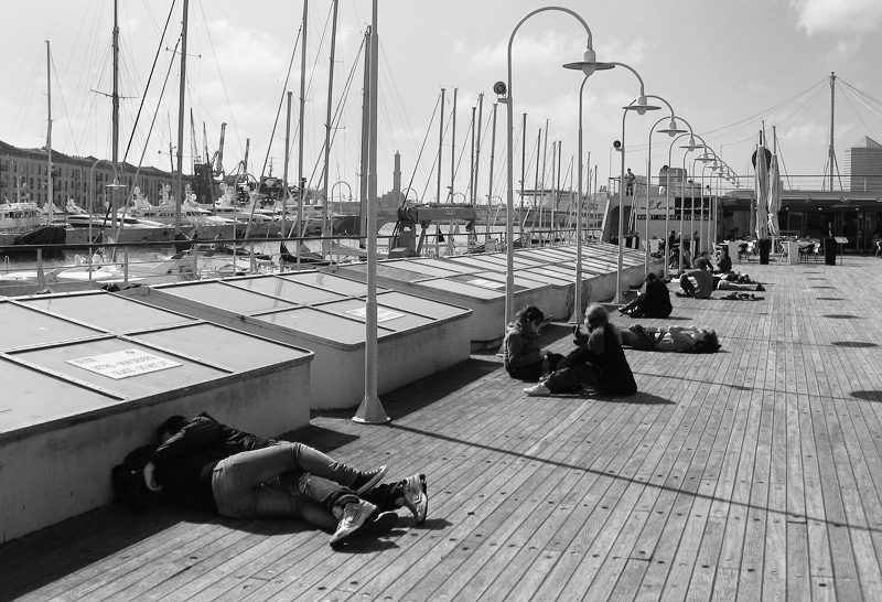 Pausa pranzo al Porto antico