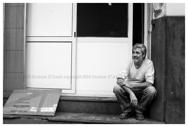 il panettiere: pausa sigaretta