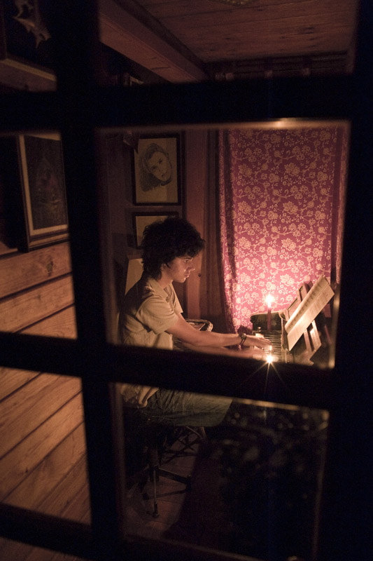 a lume di candela...