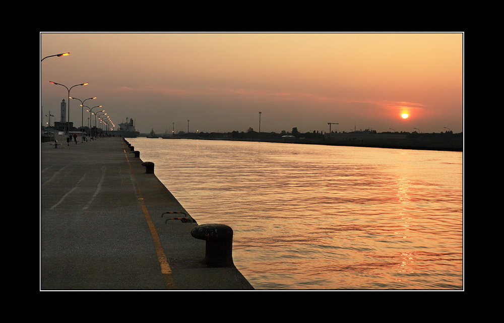 Il molo del tramonto