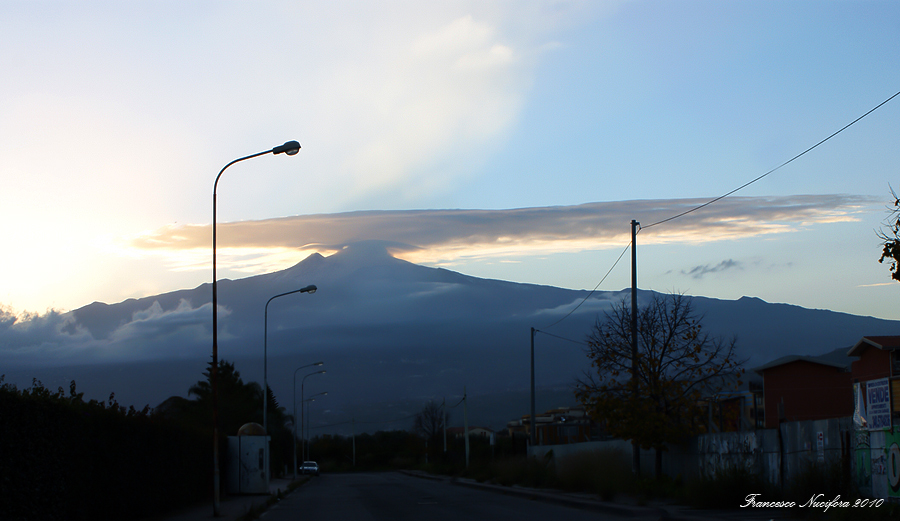 Etna al tramonto