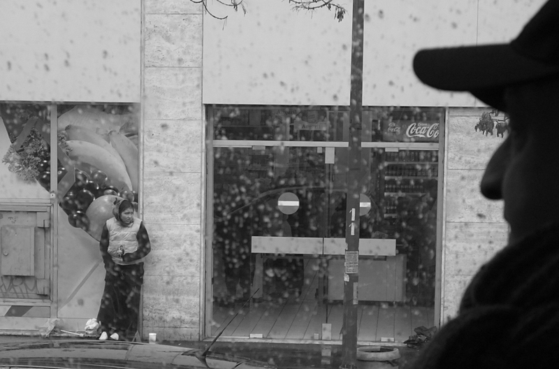 ......osservando dall'autobus