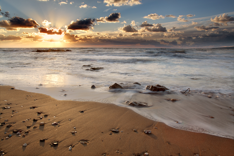 Classico tramonto autunnale