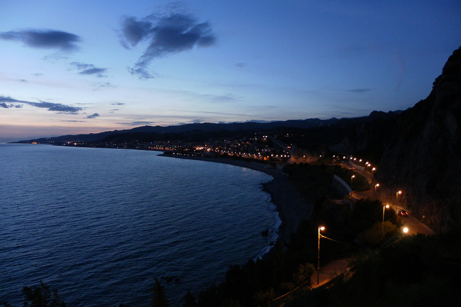 Notte sul litorale Bovese