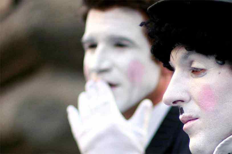 attori per le strade