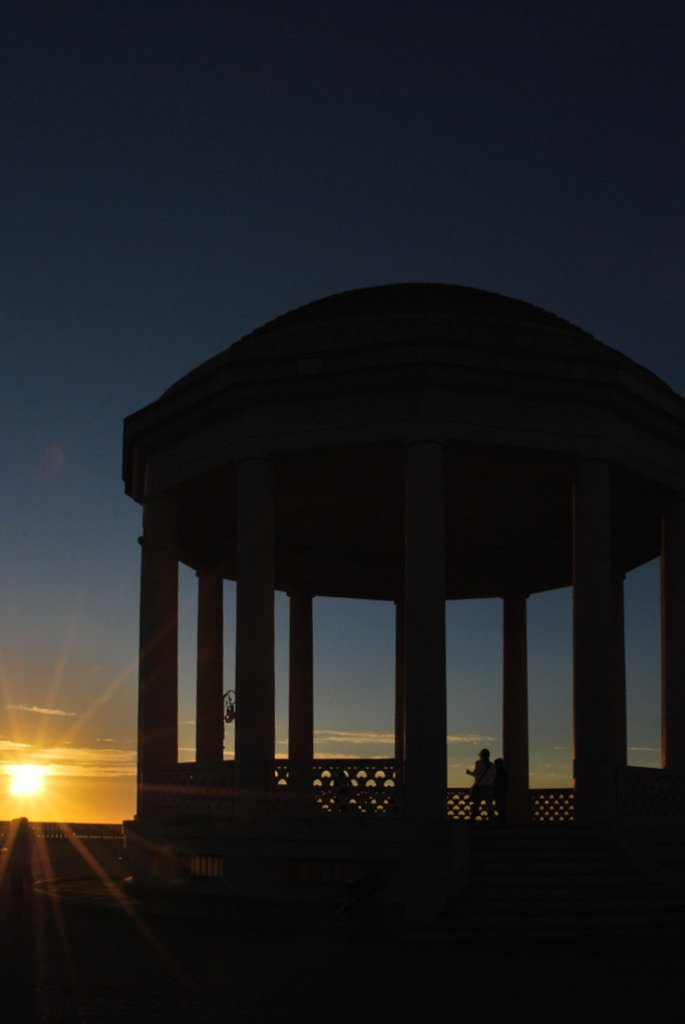 Gazebo alla terrazza Mascagni silhouette #2
