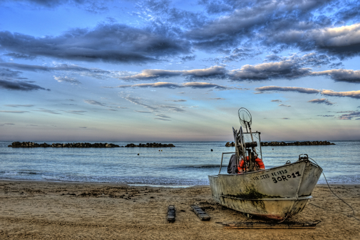 il mare d'inverno - hdr