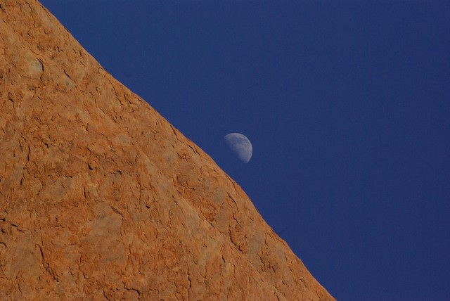 Half Moon over Uluru