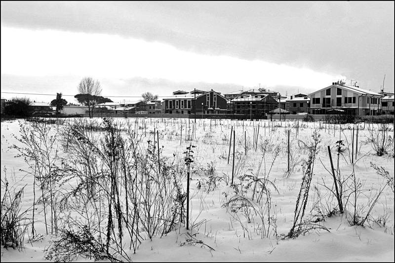 troppa neve a Ponsacco