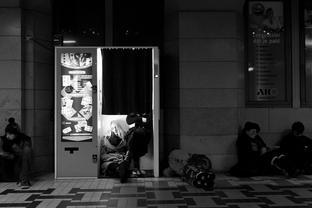 Amsterdam, central station 05:56 - 1/01/2011