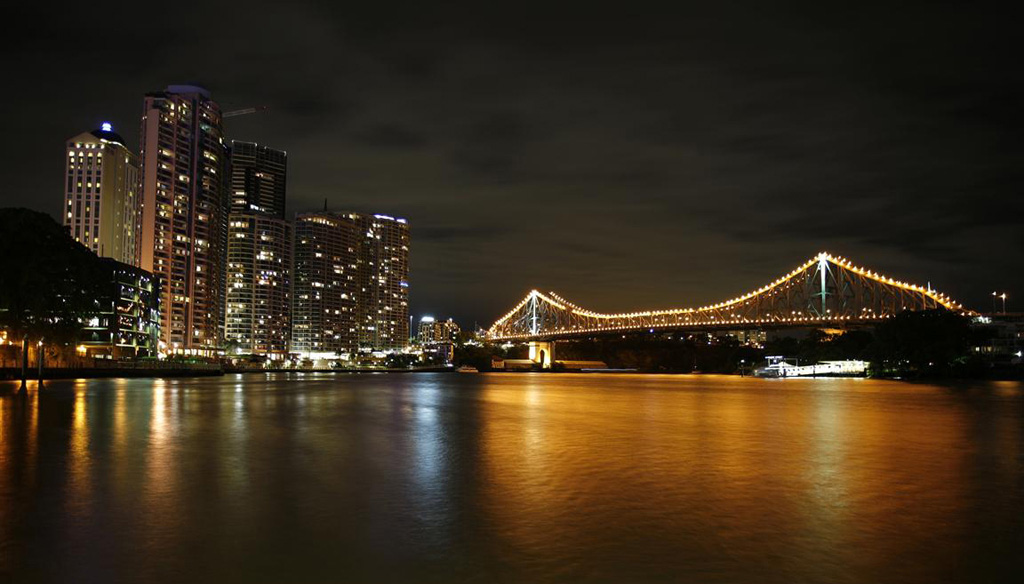 Australia by night