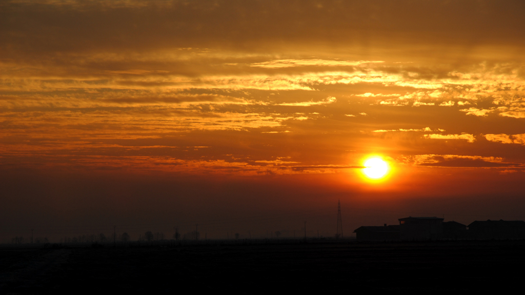 Pianura padana, Mattino ...