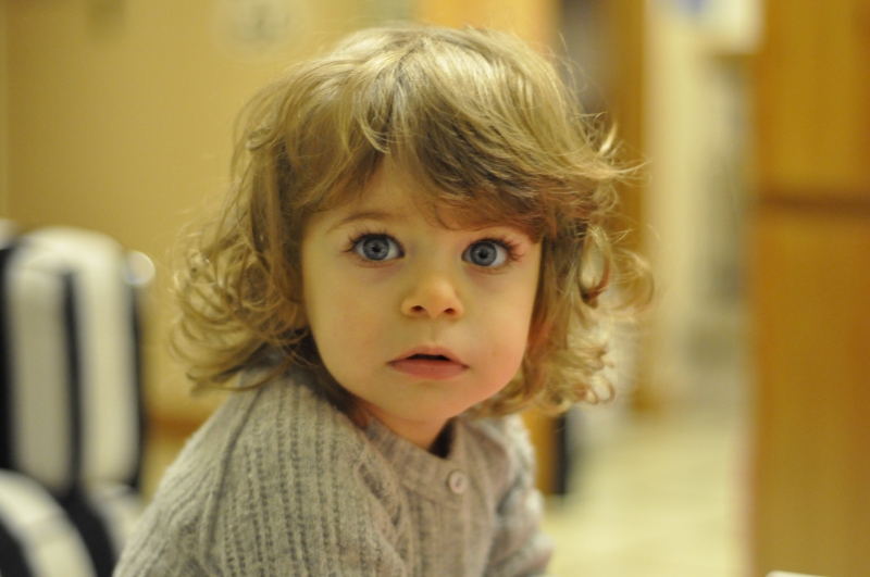 Bimba ed i suoi occhioni!