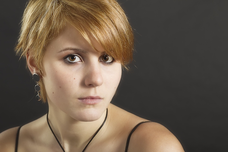 semplice ritratto in BN