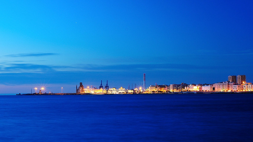 Civitavecchia blue hour