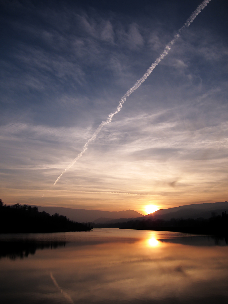 I riflessi del tramonto