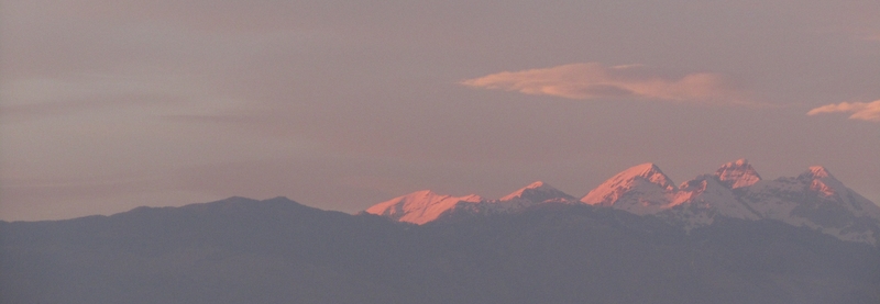 Tramonto su Piancavallo