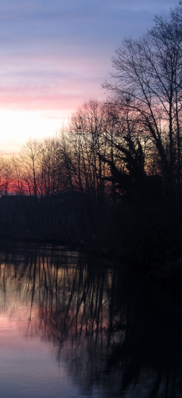Tramonto sulla Livenza