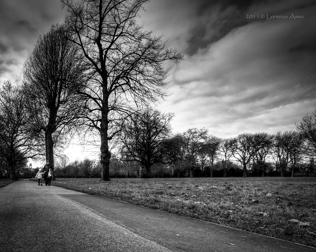 LONDRA - La nonna e la bambina