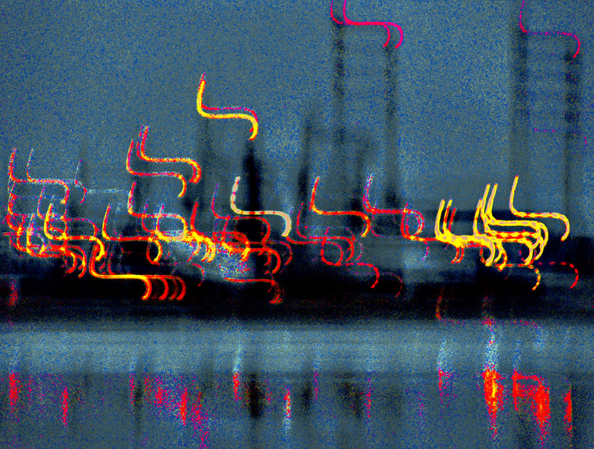 petrolchimico di sera n.2 - 2004