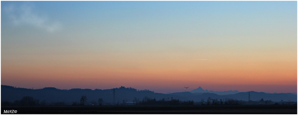 ..e l� in fondo ... il Monviso