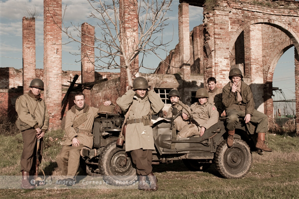 rievocazione seconda guerra - gruppo