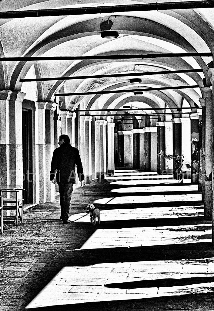 A spasso con il cane