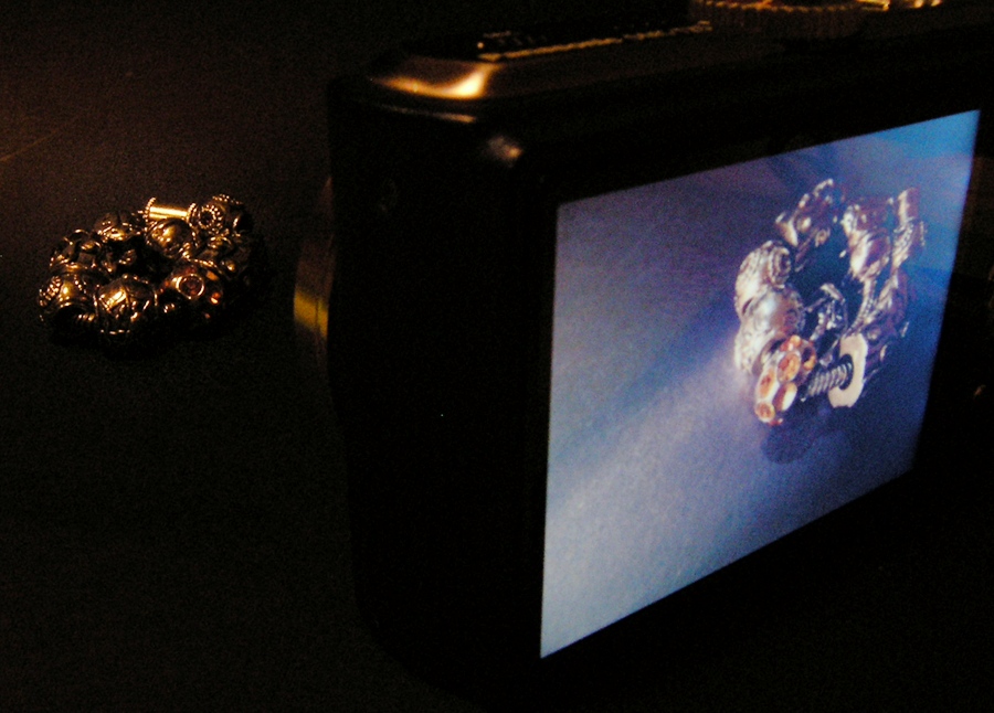 behind the camera....